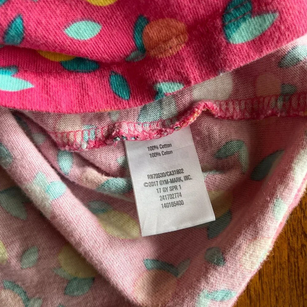 Gymboree pink citrus dress M 7-8